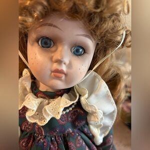 House of Lloyd Christmas Around the World Porcelain Doll. One Owner! Like New!